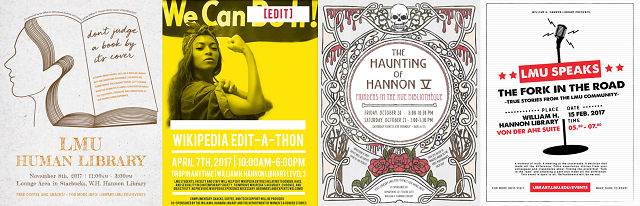 2017 Hannon Library Events & Exhibits