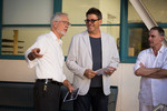 Paul Harris (middle) and Patrick Damon Rago (Left) in conversation