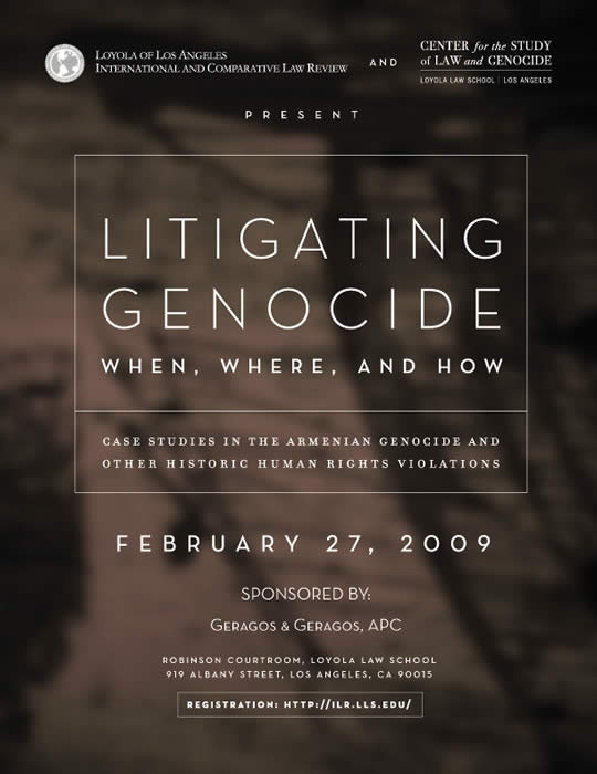 Litigating Genocide: When, Where, and How - February 27, 2009