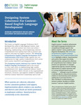 Designing System Coherence For Content- Based English Language Development