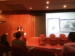 Kassandra Velasquez speaks at Undergraduate Research Symposium image 2