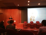 Tabatha Laanui speaks at Undergraduate Research Symposium image 1