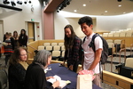Ruth Ozeki signs copies of 2016 LMU Common Book for students
