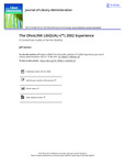 The OhioLINK LibQUAL+(™) 2002 Experience: A Consortium Looks at Service Quality