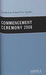 87th Annual Commencement by Loyola Law School Los Angeles