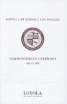 90th Annual Commencement by Loyola Law School Los Angeles