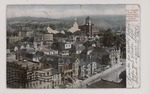 View from Los Angeles Courthouse Postcard (1924) by Loyola Law School Los Angeles