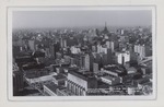 View from City Hall Tower Postcard by Loyola Law School Los Angeles