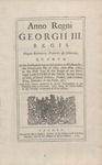 Quarto (Anno Regni George III Regis) (1764) 1