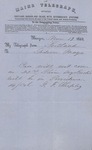 Maine Telegraph Co. Telegram 1853