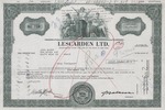 Lescarden Ltd. Stock 1977 1