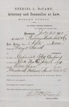 Ezekiel DeCamp Notary Public 1871 1