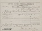 U.S. Internal Revenue 1867 1