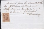 Marriage Certificate 1868