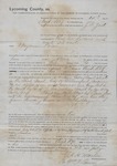 Sheriff's Bill of Costs PA (1870) 3