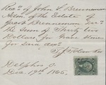 Receipt (1865) 1