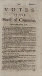 Votes of the House of Commons (1698) 1