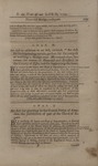 Chapter From Acts and Laws (1794) 13