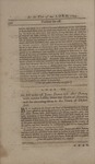 Chapter From Acts and Laws (1794) 16