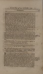 Chapter From Acts and Laws (1794) 19