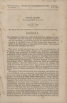 Report from House of Representatives (1860) 1