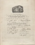 Certificate Regarding Bonds of Marriage (1848)