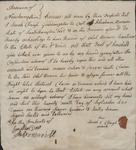 Notice of Acceptance of Property Conveyed Under Will (1767)