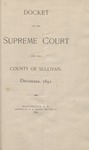 Sullivan County Docket (1891) 2 by Loyola Law School Los Angeles